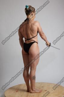 Karolina FIGHTING WITH SWORD